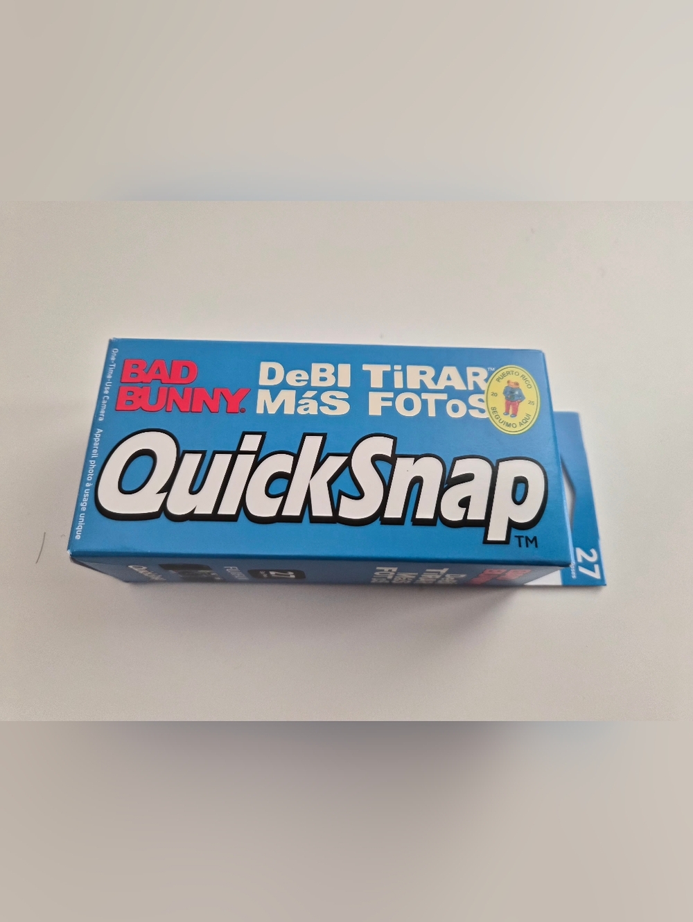 QuickSnap Disposable Camera - Blue Bad Bunny Edition